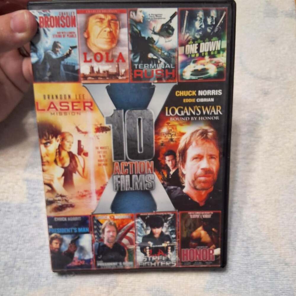 Echo Bridge Home Entertainment 10 Action Films DVD Collection 2-Disc Set